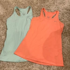 Set of two womens Nike Dri-Fit tank tops